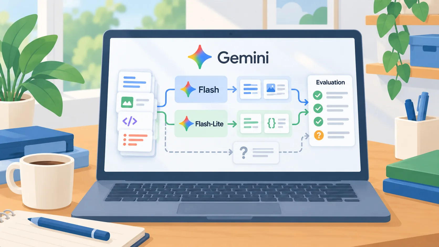 Two AI model tiers compared on the same business workflow test cases